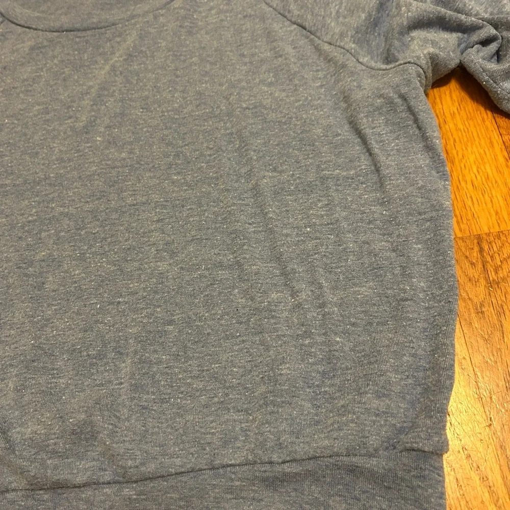 American Apparel Heather Blue Sweatshirt - Picture 2 of 6